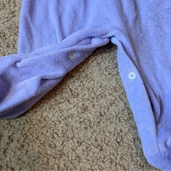 Vintage Little Me By Schwab Baby Girl Sleeper 18-21lbs 80s Lilac Purple Flower - Picture 9 of 10